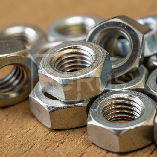 Гайка дюралюминиевая М10 шаг резьбы 1 мм Д16П ГОСТ 1759.0-87