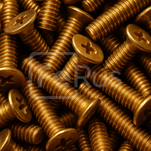 Винт бронзовый М39 шаг резьбы 3 мм БрАМц9-2 ГОСТ 1759.0-87